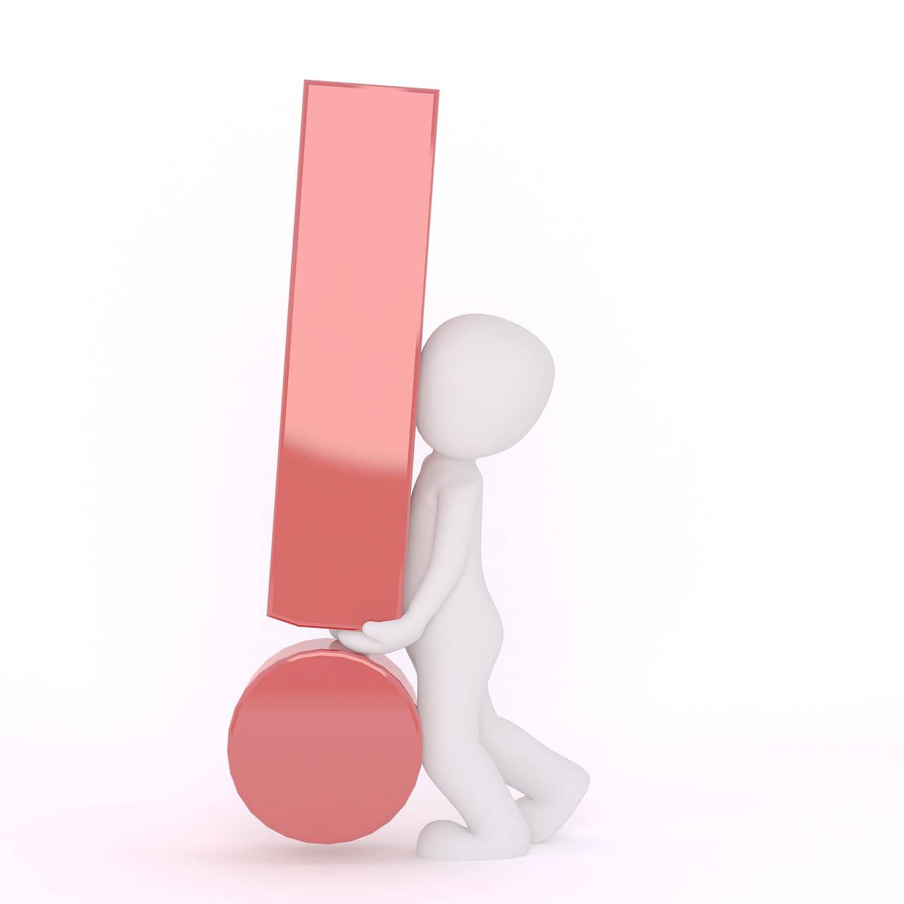 red, male, 3dman, punctuation marks, exclamation mark, glittering, alphabet, exclamation mark, exclamation mark, exclamation mark, exclamation mark, exclamation mark